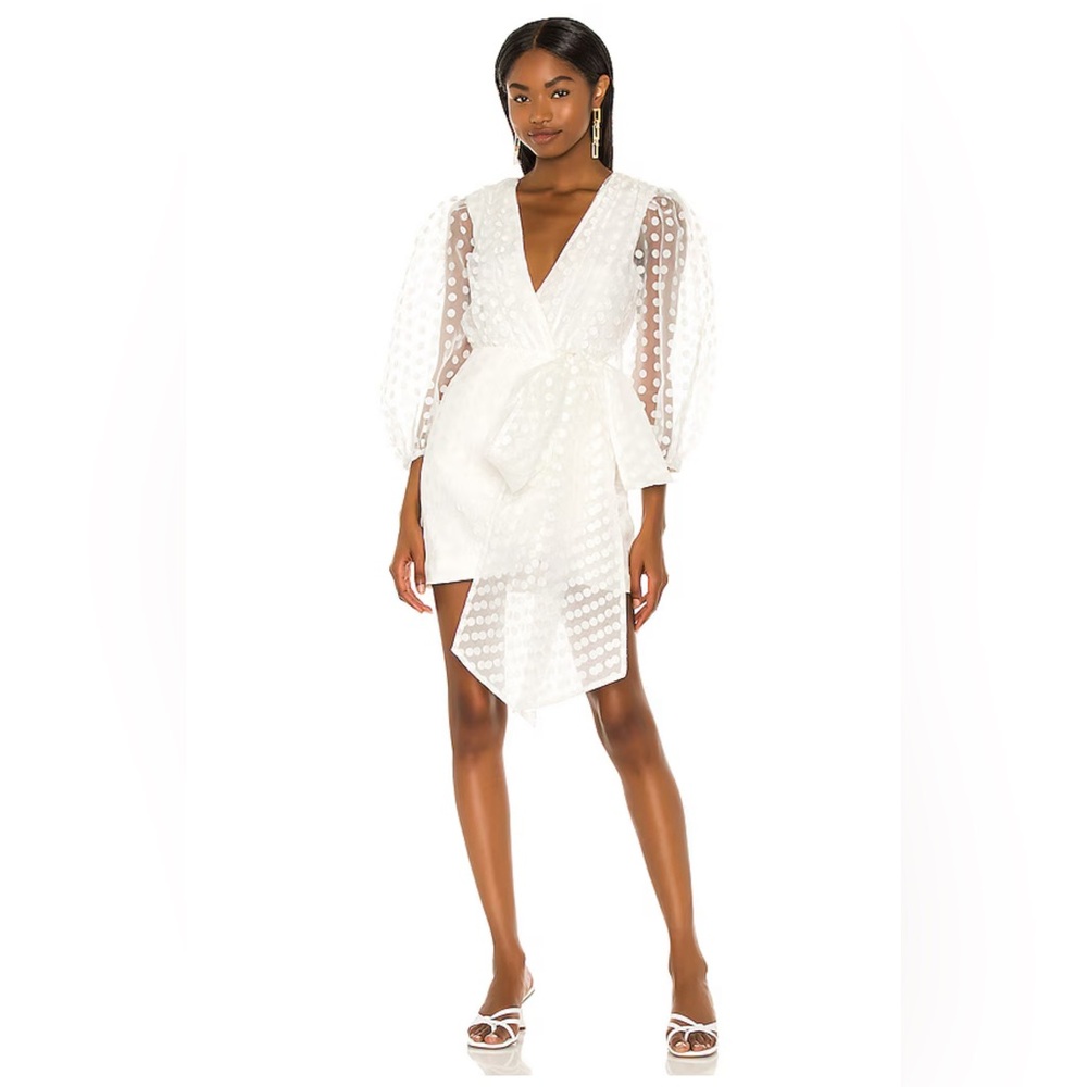 ALIZE MINI DRESS IN WHITE - Size small
